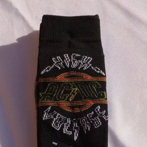 Accessories | Acdc High Voltage 2 Pair Crew Socks Black Gray | Poshmark